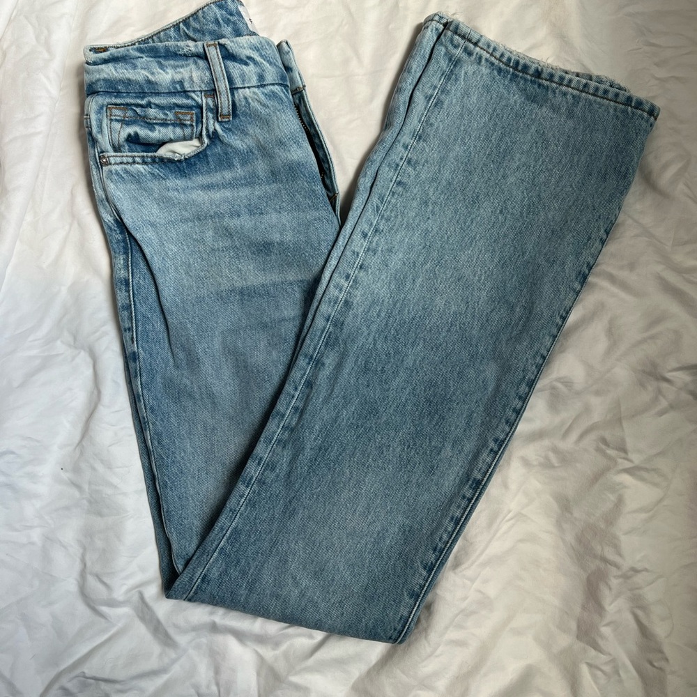 Frame Distressed Le Super High Mini Boot Jeans Si… - image 3